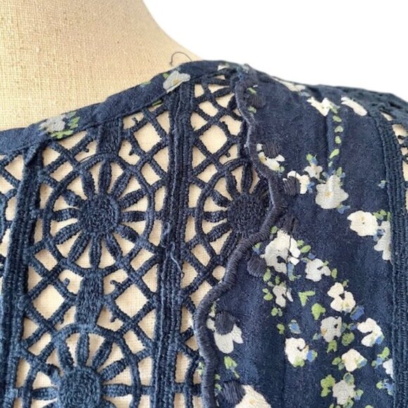 Intimately Free People Bali Tate Mixed Media Bodysuit n Dark Combo Boho Med NWT - Picture 7 of 16